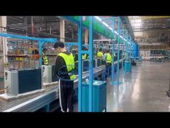 Linha de Transportador de Ar Condicionado com Equipamentos de Teste